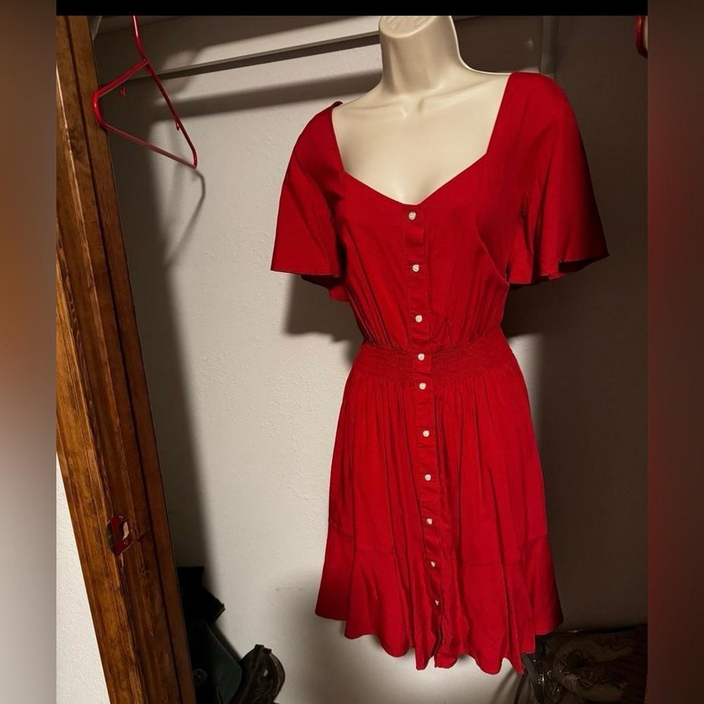NWT WRANGLER Retro Snap Button Dress (XL) - Picture 5 of 10